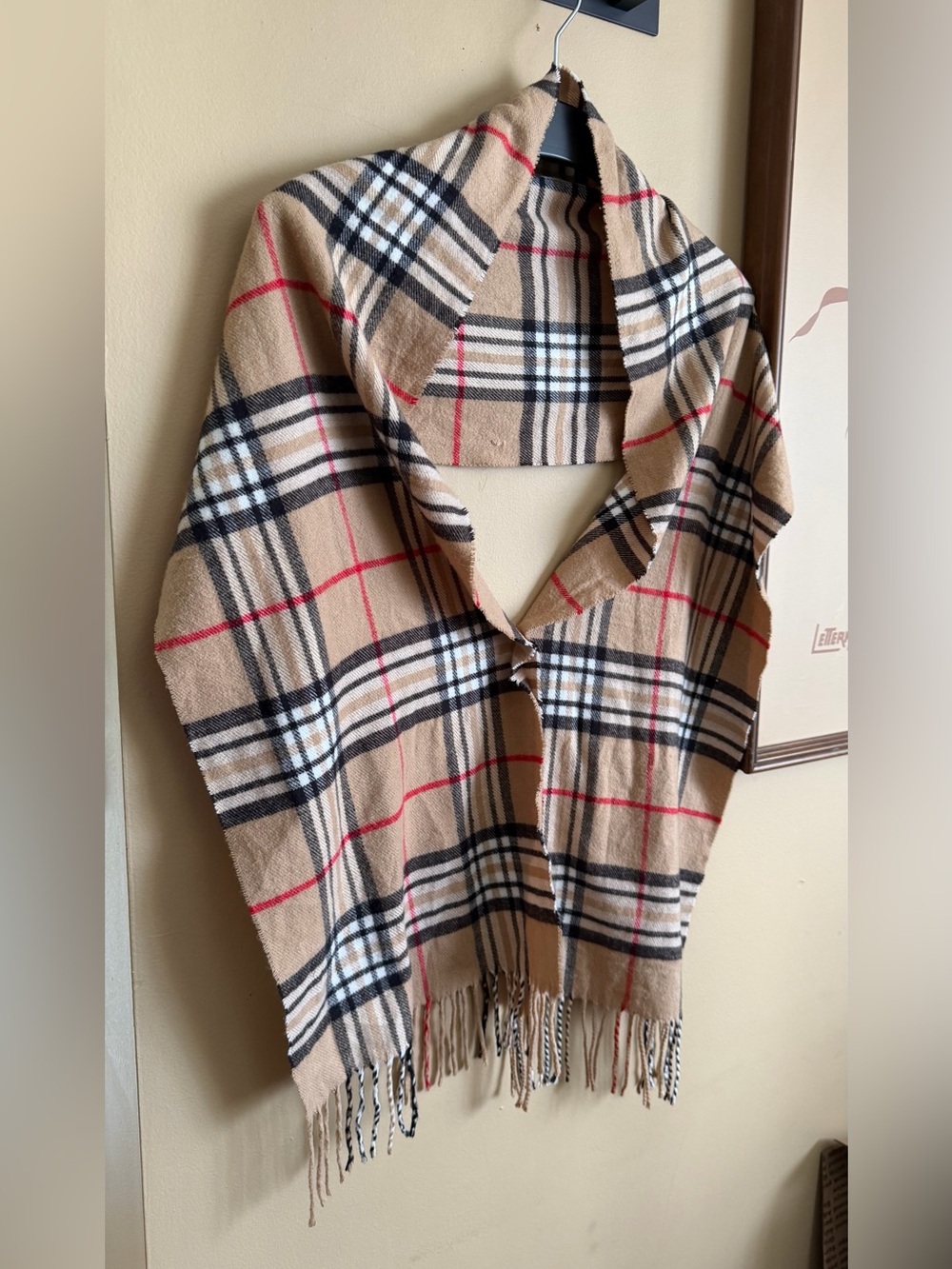 Luxurious 100% Cashmere Nova Check Style Scarf